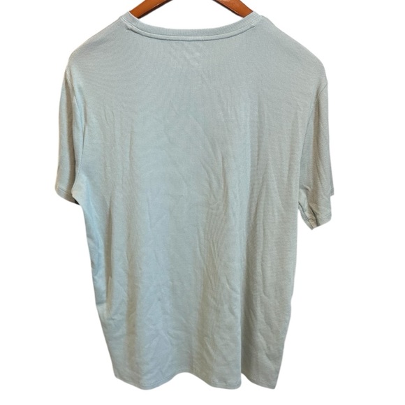 Sonoma Ribbed‎ Pajama Tee Womens Medium lceberg Green NWT - Picture 4 of 8